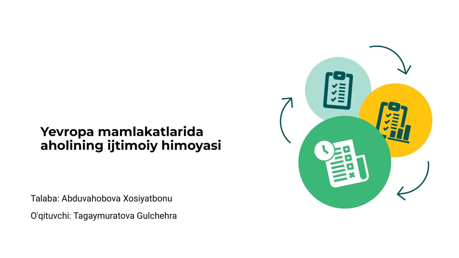 Yevropa mamlakatlarida aholining ijtimoiy himoyasi 1