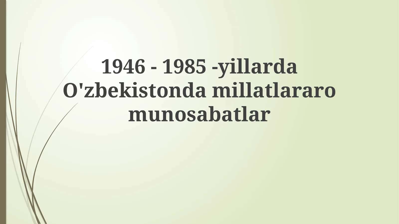 Urushdan keyingi demografik o'zgarishlar va majburiy migratsiya 1