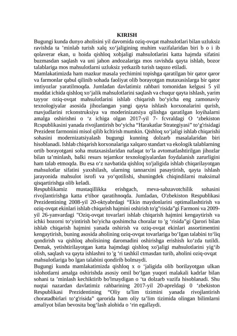 Qishloq xo‘jaligi mahsulotlari 1