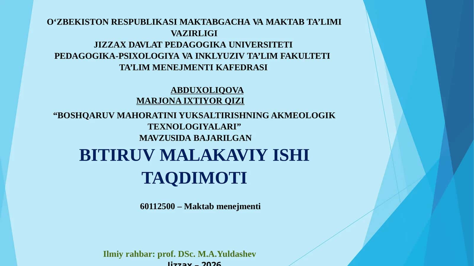 BOSHQARUV MAHORATINI YUKSALTIRISHNING AKMEOLOGIK TEXNOLOGIYALARI 1