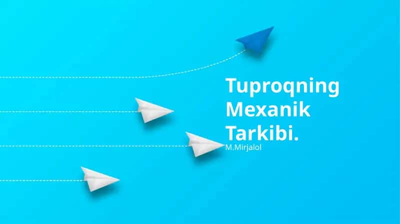 Tuproqning Mexanik Tarkibi 1