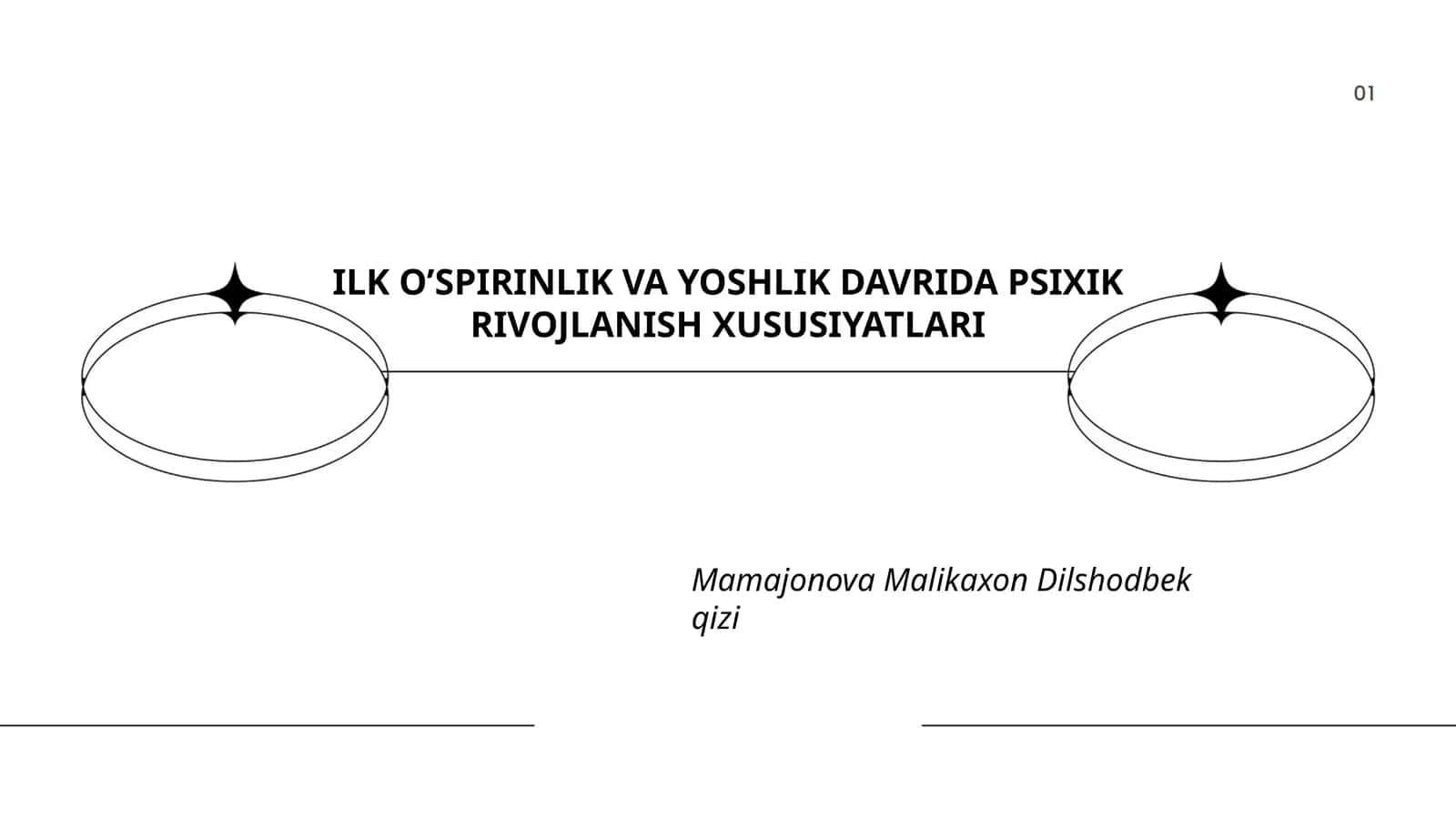 ILK O’SPIRINLIK VA YOSHLIK DAVRIDA PSIXIK RIVOJLANISH XUSUSIYATLARI 1