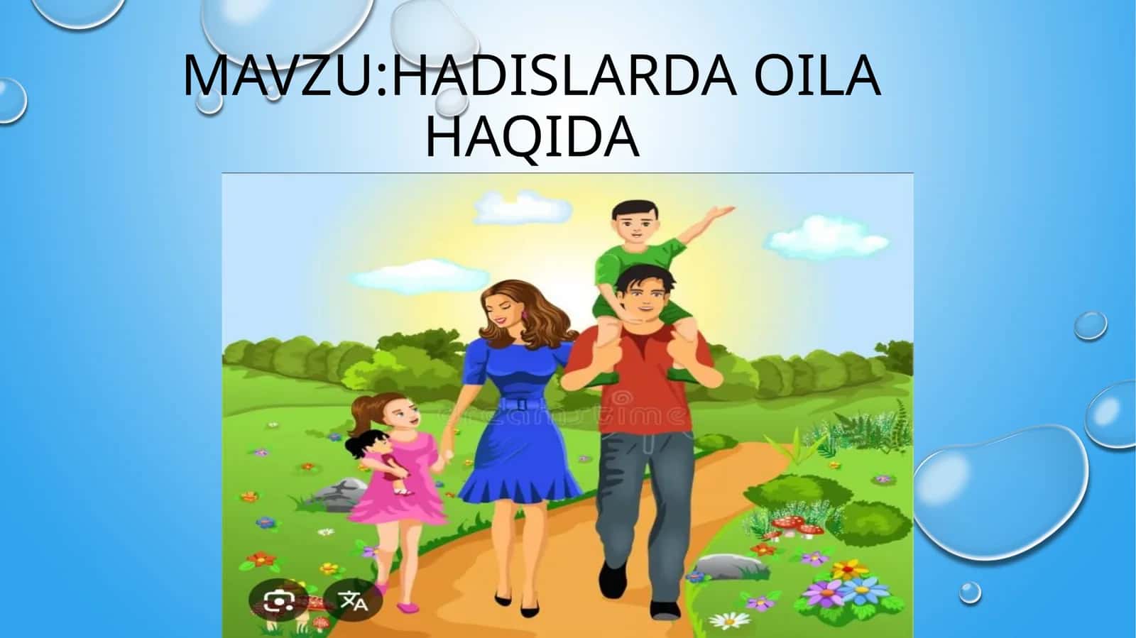 Hadislarda oila haqida 1