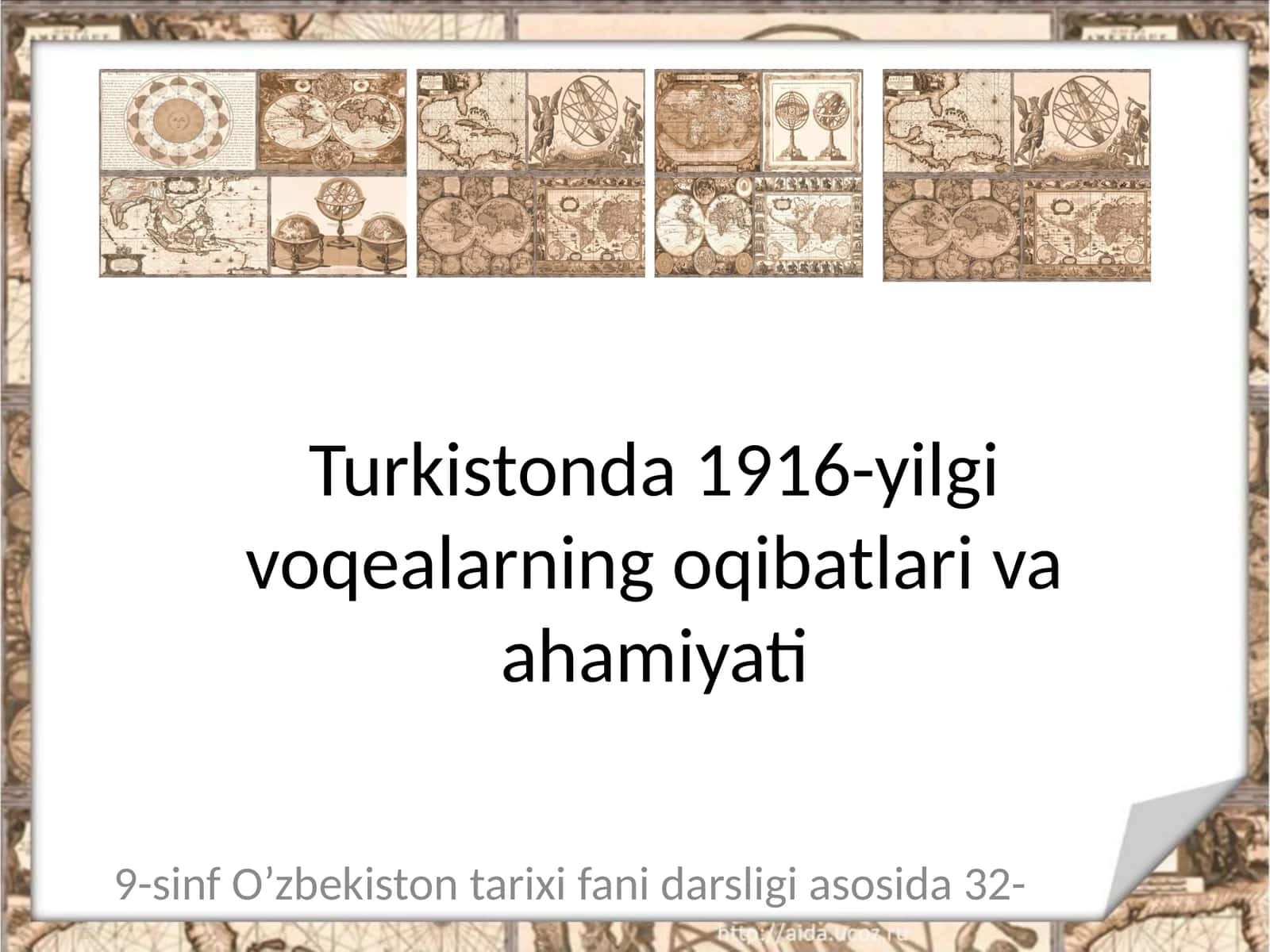 Turkistonda 1916-yilgi voqealarning oqibatlari va ahamiyati 1