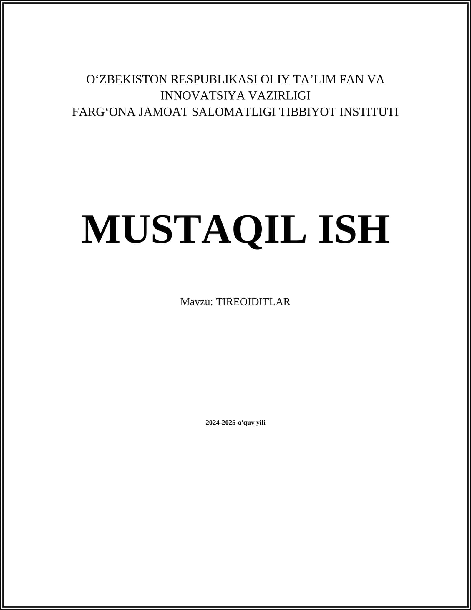 TIREOIDITLAR 1