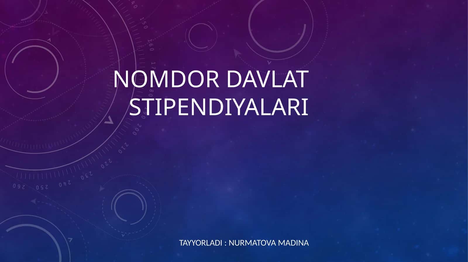Nomdor davlat stipendiyalari 1