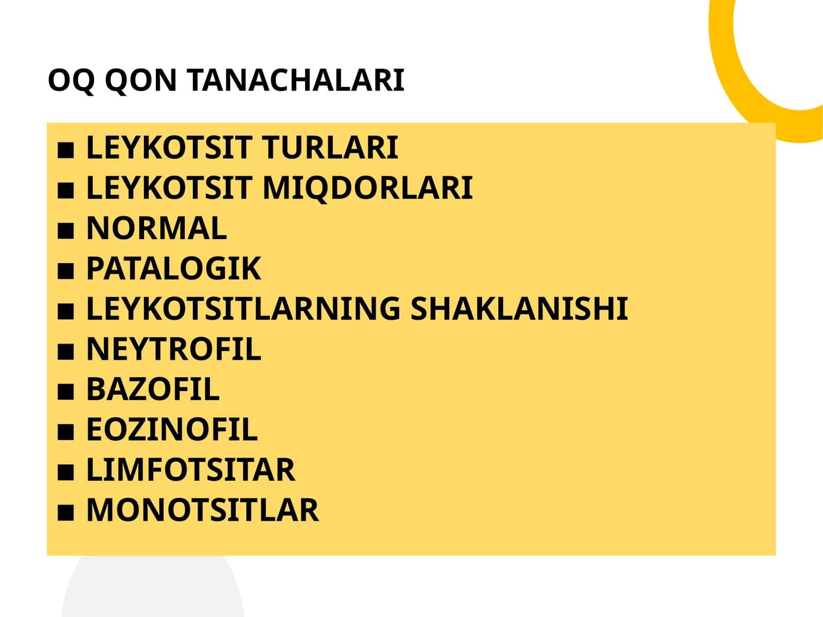 OQ QON TANACHALARI 1