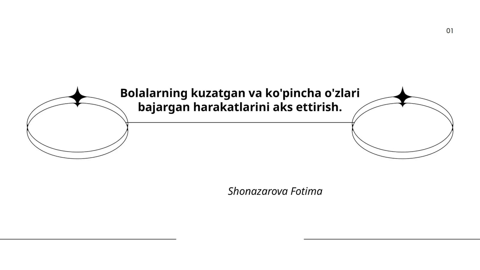Bolalarning harakatlarni aks ettirish 1