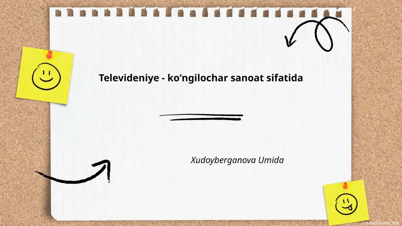 Televideniye - koʻngilochar sanoat sifatida 1
