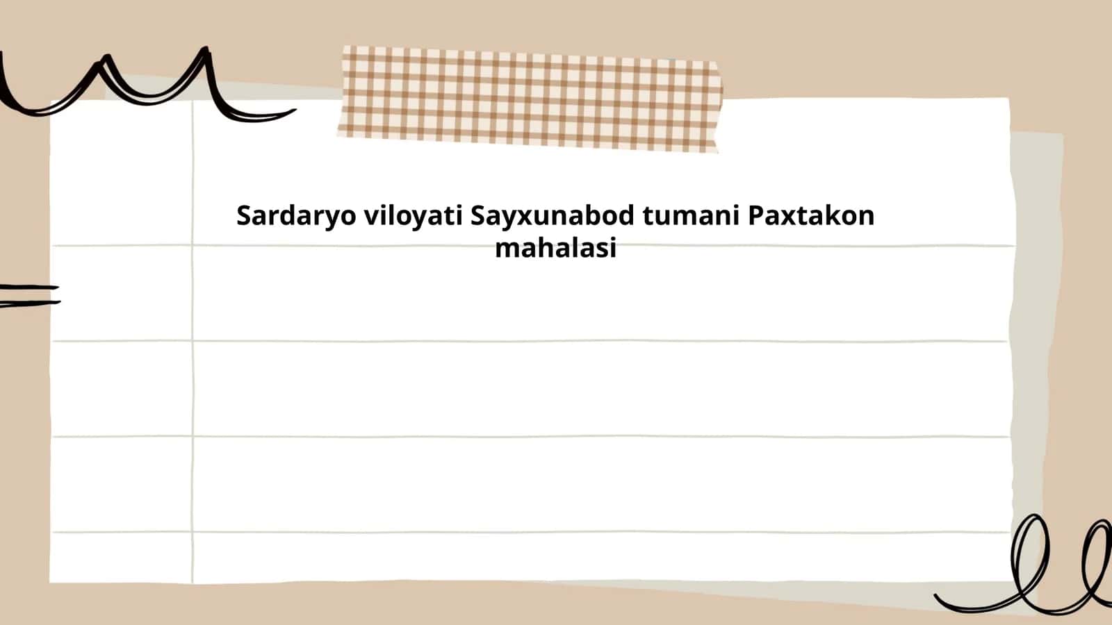 Paxtakon Mahallasi Tarixi 1