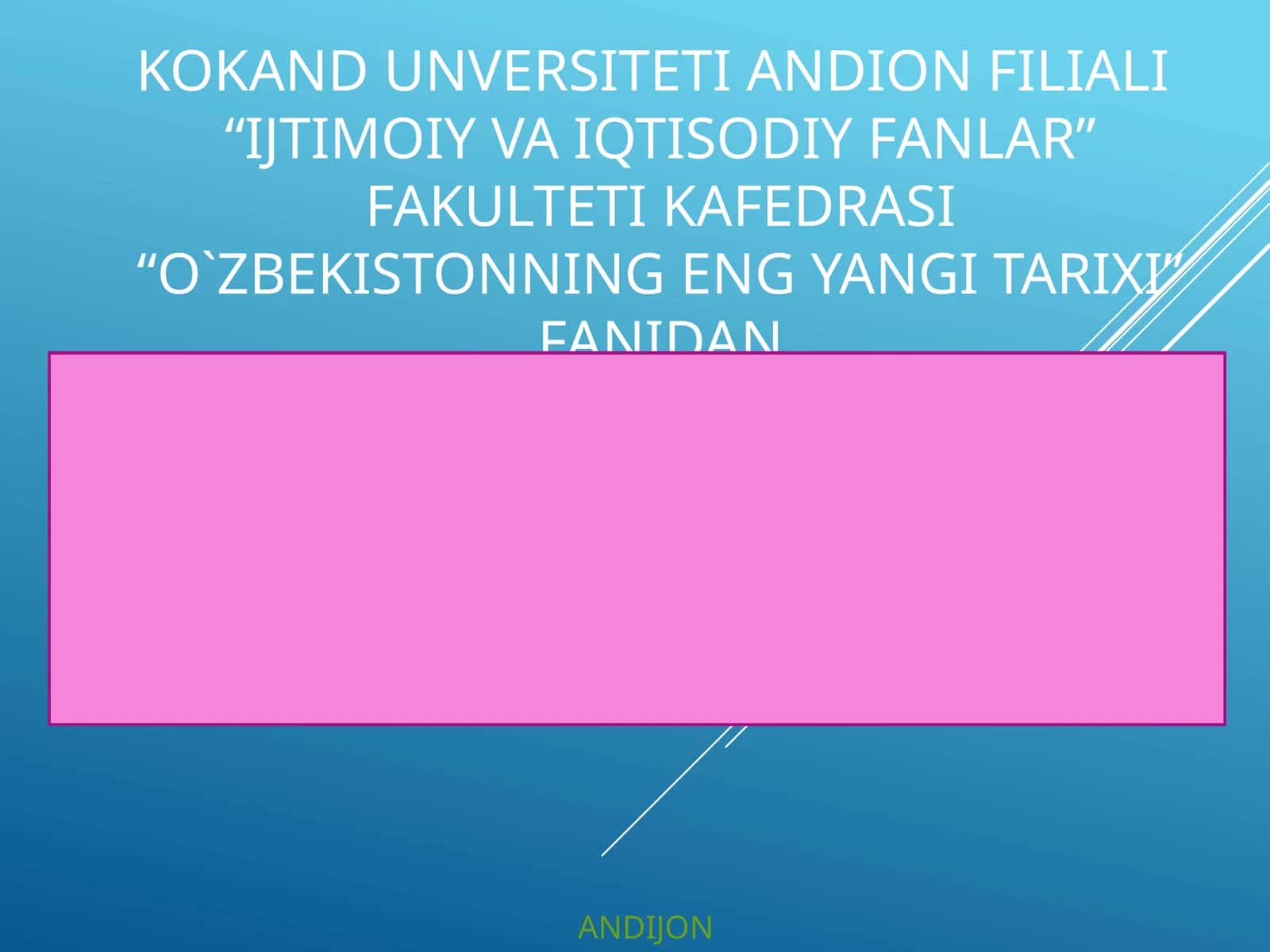7-mavzu.MustaqillikyillaridaO‘zbekistondagima’naviyvamadaniytaraqqiyot 1