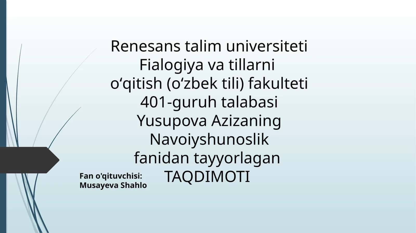 Fialogiya va tillar oʻqitish fakulteti 1