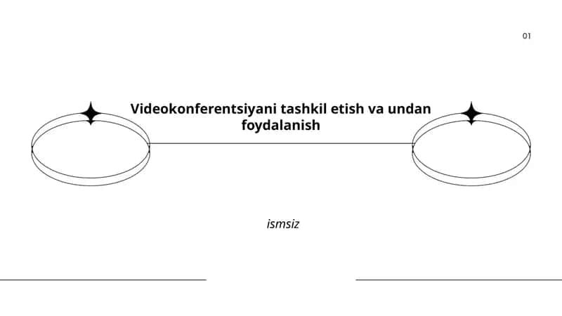 Videokonferentsiyani tashkil etish va undan foydalanish 1