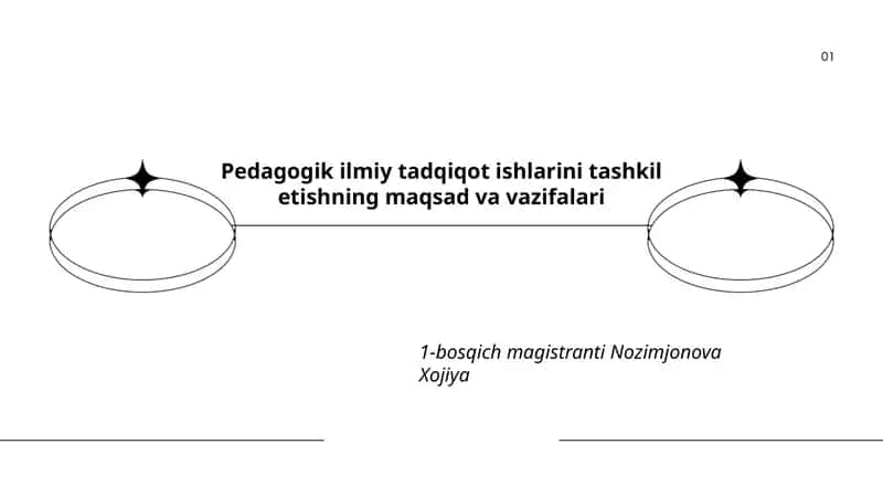 Pedagogik ilmiy tadqiqot ishlarini tashkil etishning maqsad va vazifalari 1