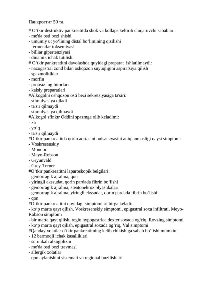 O‘tkir pankreatit 1