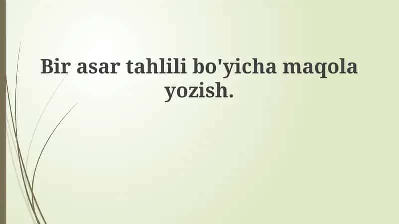 Tarixiy manbalar tahlili 1