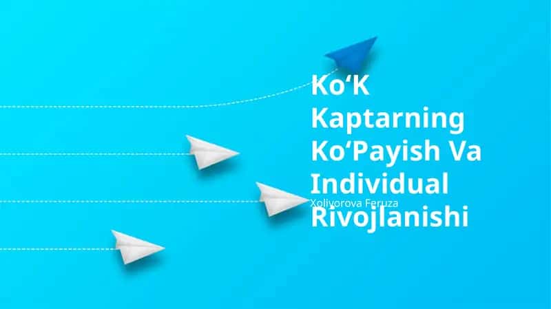 KoʻK Kaptarning KoʻPayish Va Individual Rivojlanishi 1