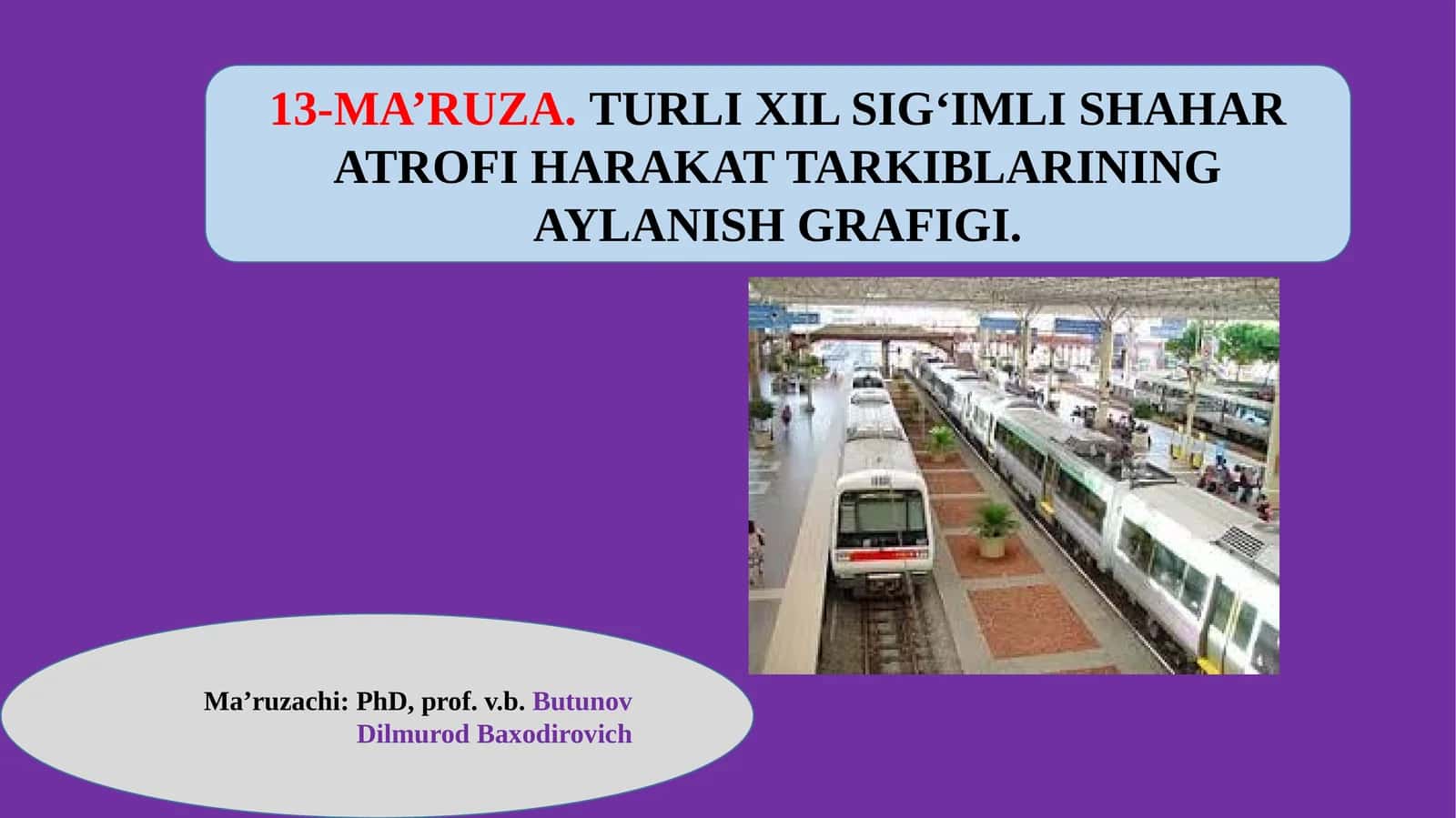 SEXSIYALASHGAN SHAHAR ATROFI HARAKAT TARKIBINING AYLANISH GRAFIGI 1