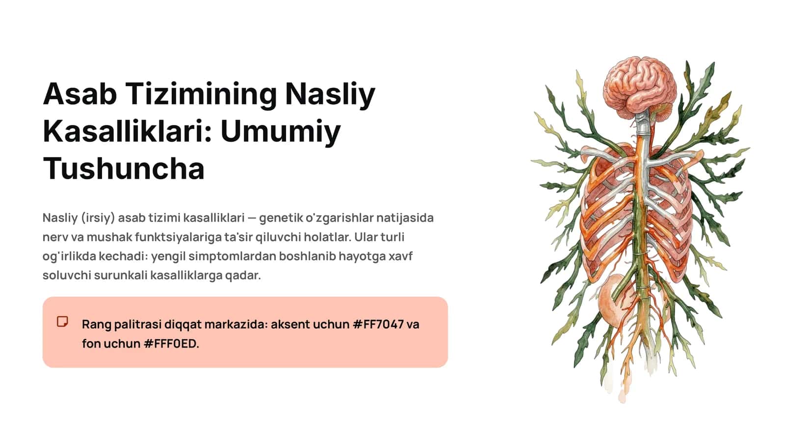 Asab Tizimining Nasliy Kasalliklari: Umumiy Tushuncha 1