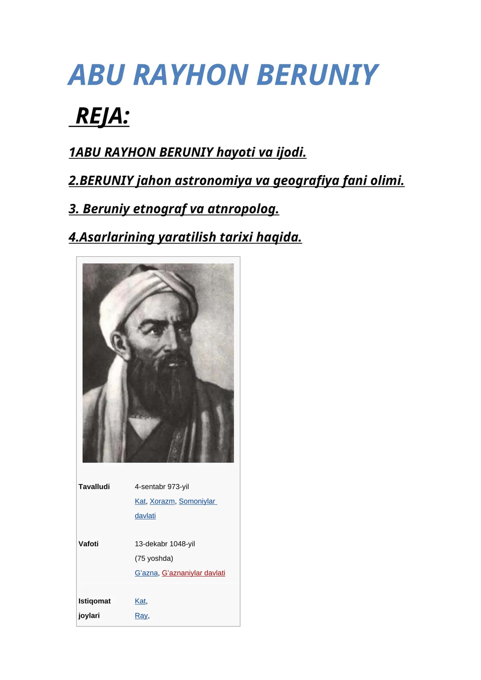 ABU RAYHON BERUNIY 1