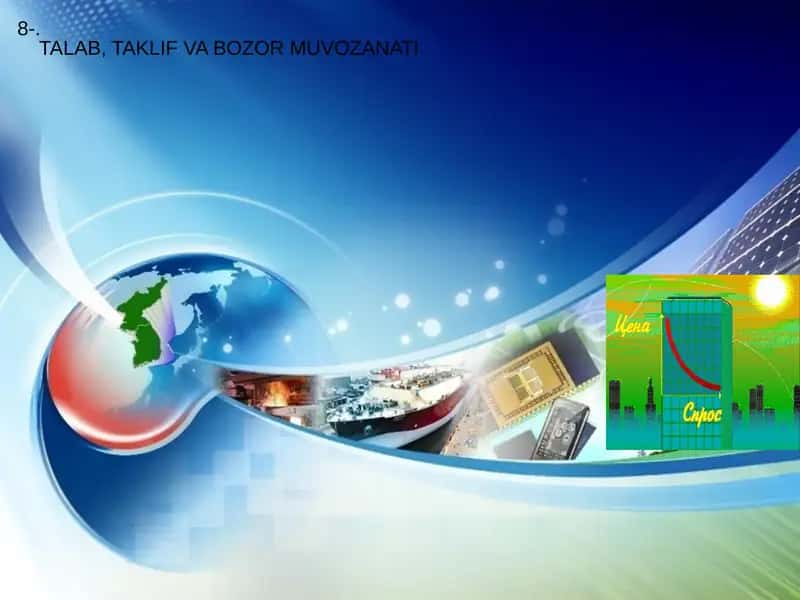 TALAB, TAKLIF VA BOZOR MUVOZANATI 1