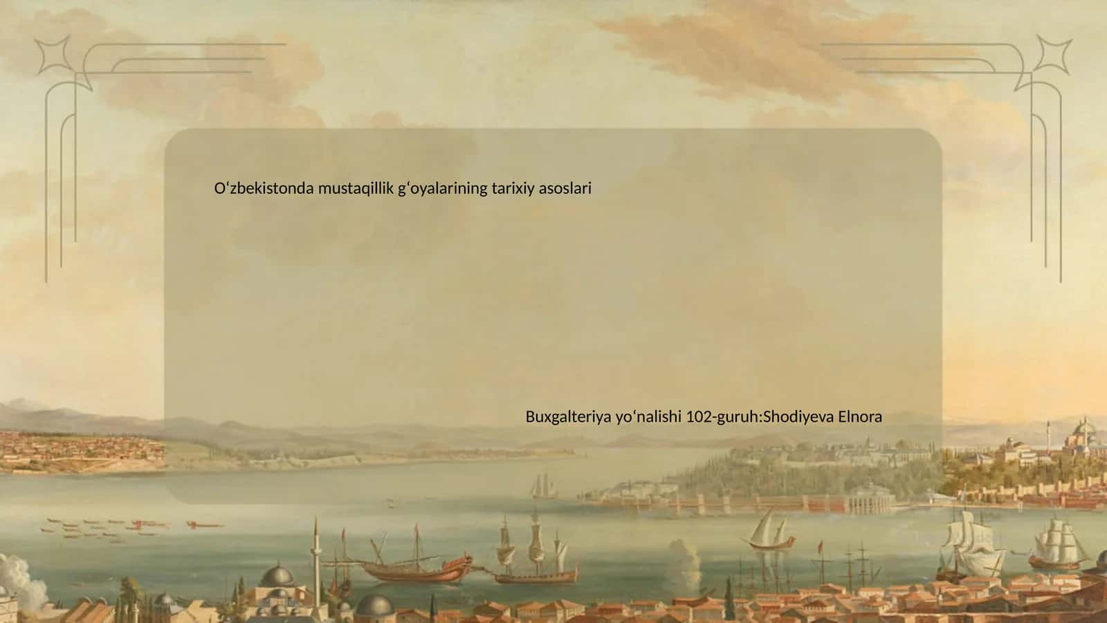 Oʻzbekistonda mustaqillik gʻoyalarining tarixiy asoslari 1