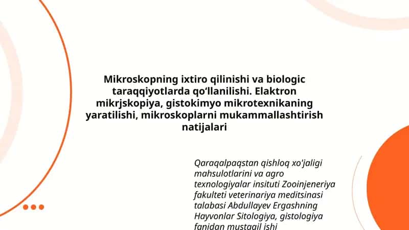 Hayvonlar Sitologiya 1