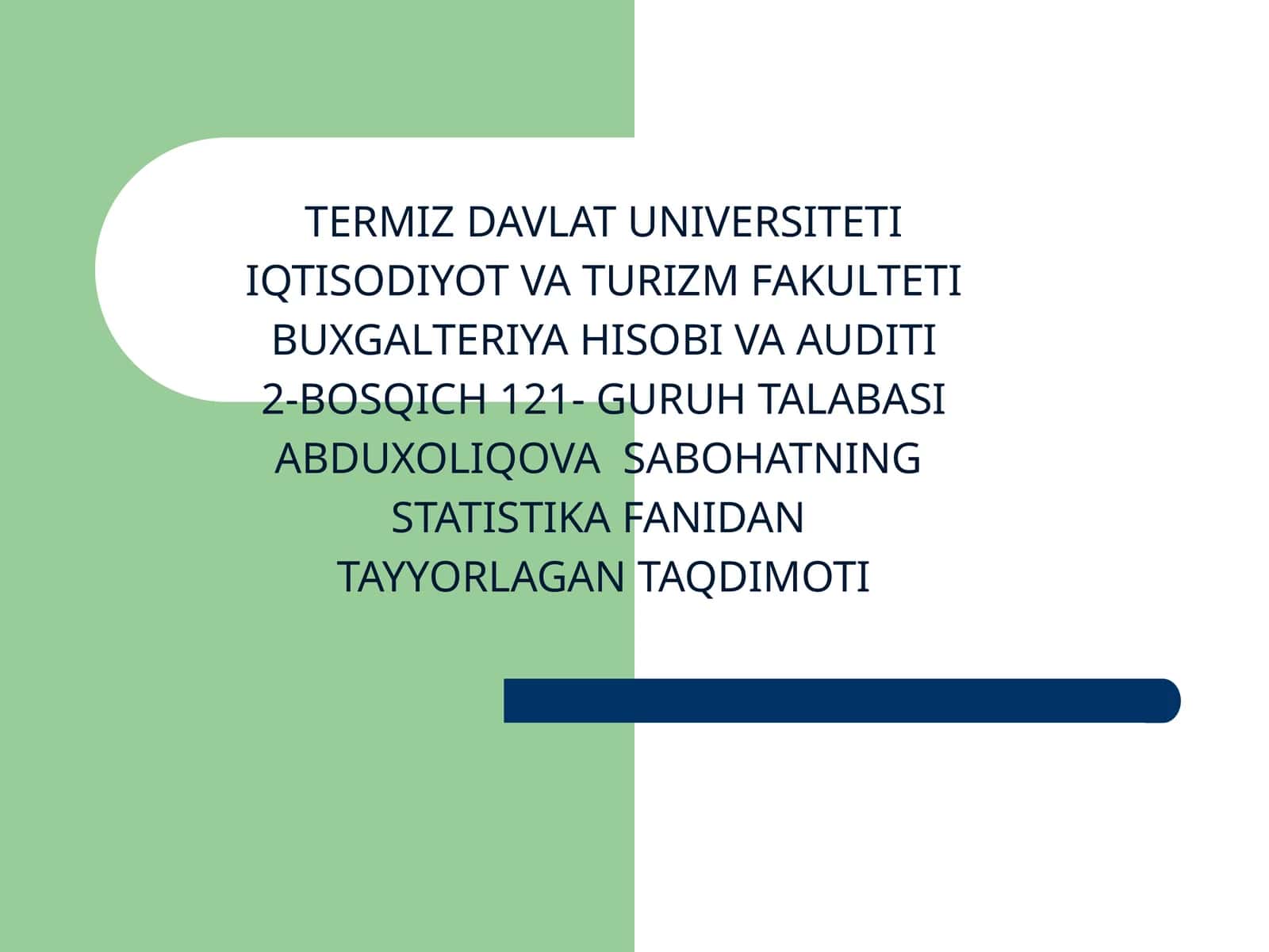 TASHQI SAVDO TAQDIMOTI 1
