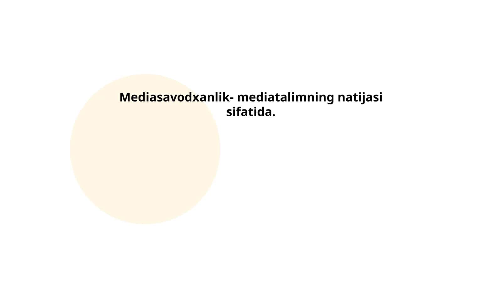 Mediasavodxanlik 1