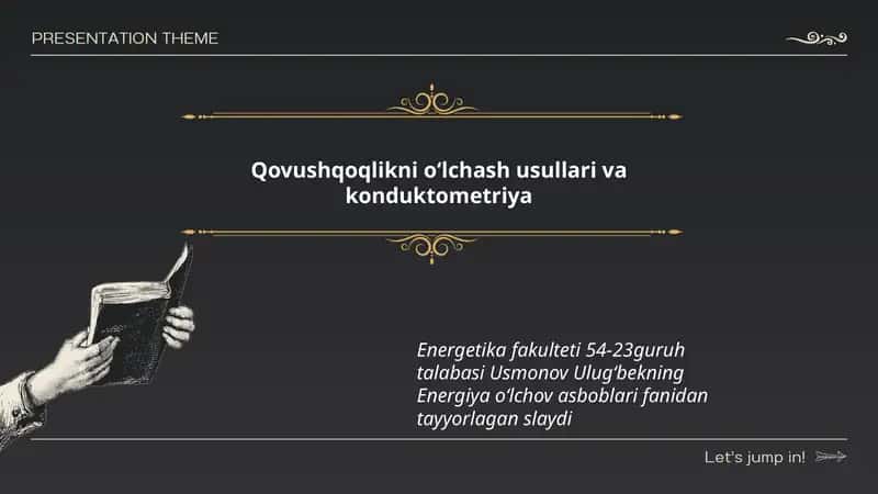 Qovushqoqlikni oʻlchash usullari va konduktometriya 1