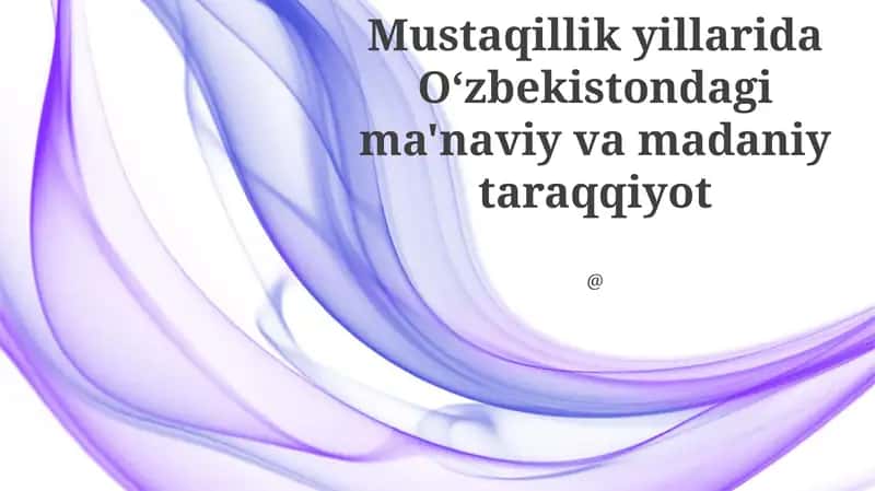 Madaniy Uyg'onish: San'at va Adabiyot 1