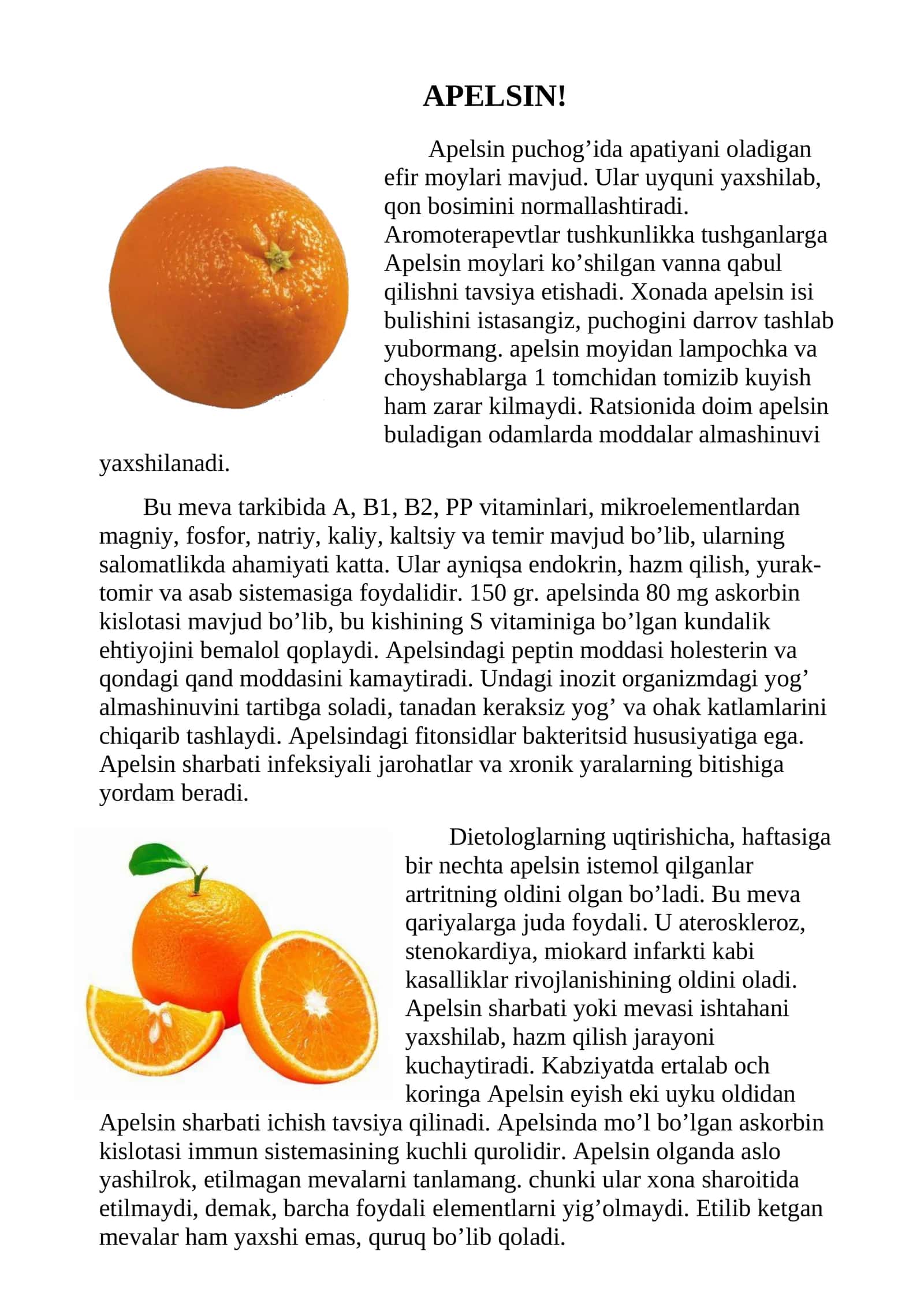 APELSIN! 1