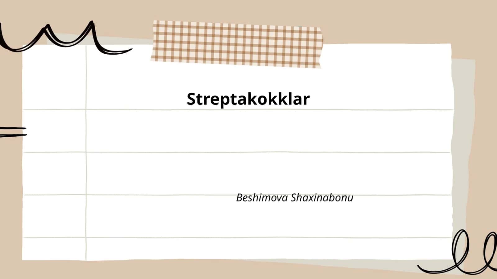 Streptakokklar 1