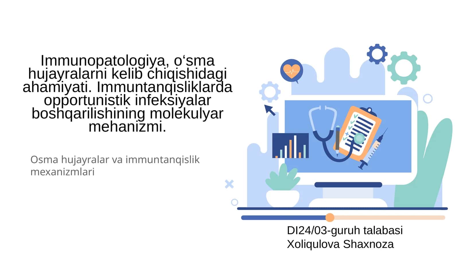 Osma hujayralar va immuntanqislik mexanizmlari 1