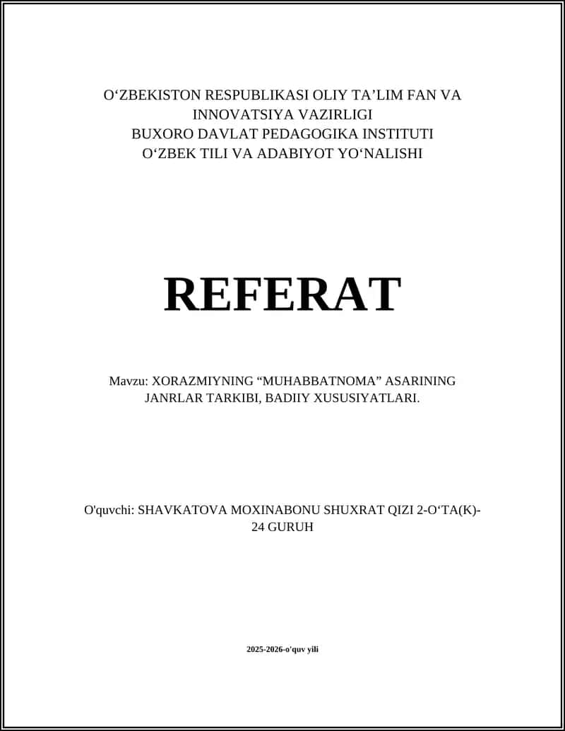Muhabbatnoma 1