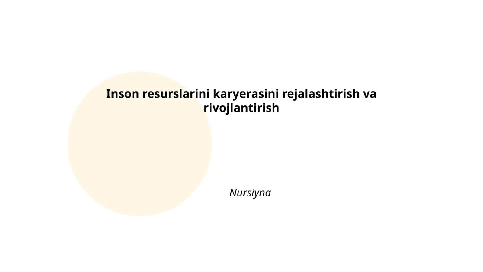 Hodimlar uchun karyera rejalashtirish 1
