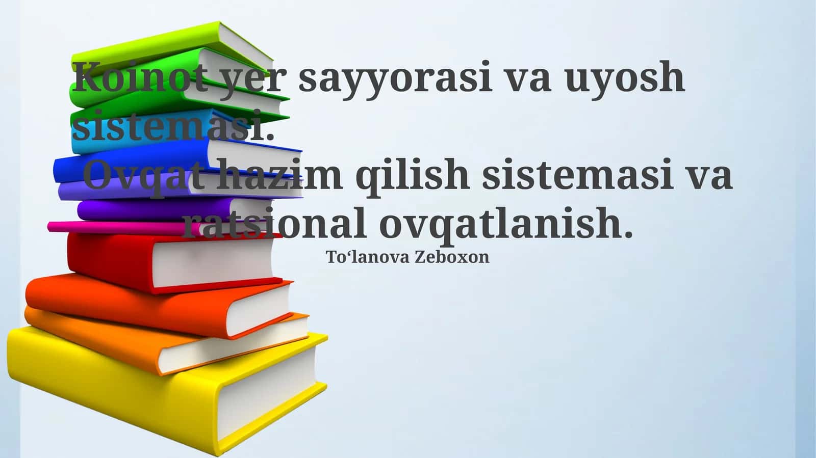 Koinot yer sayyorasi va uyosh sistemasi 1