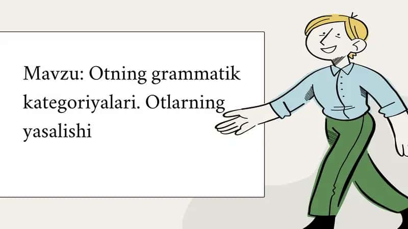 Otning grammatik kategoriyalari 1