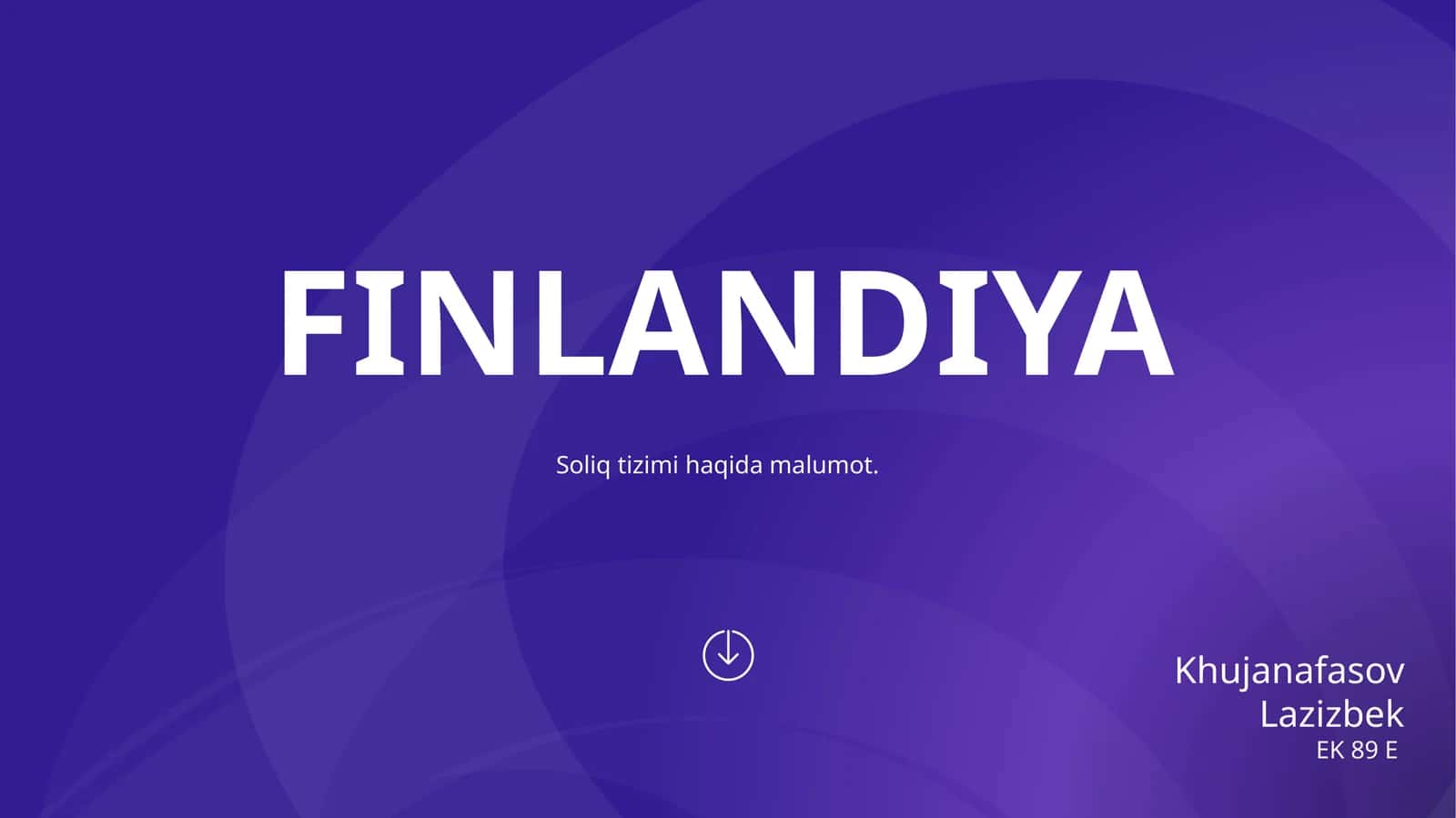FINLANDIYA 1