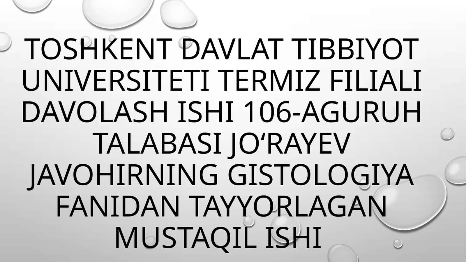 Gemotsitopoez. Gemotsitopoezni neyro-gumoral boshqarilishi. Gematopoez nazariyalari. A.A. Maksimovga 1