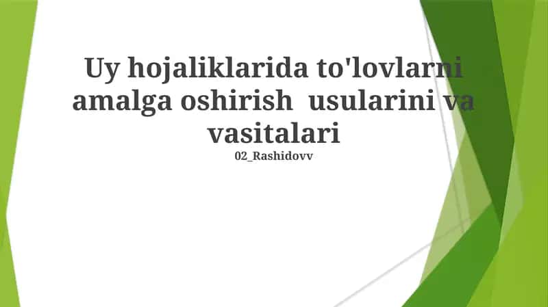 Raqamli To'lov Strategiyalari 1