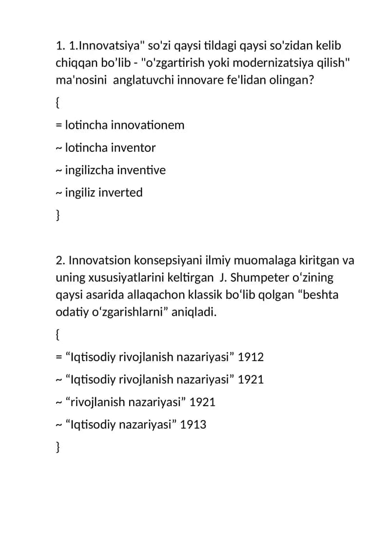 Iqtisodiy rivojlanish nazariyasi 1