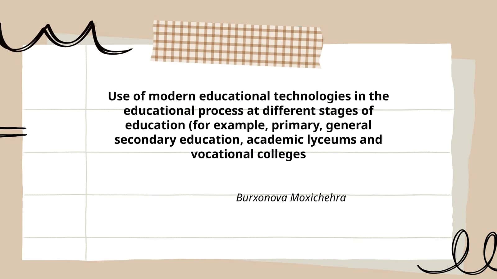 Modern educational technologies in different stages of education 1