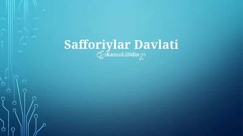 Safforiylar Davlati 1