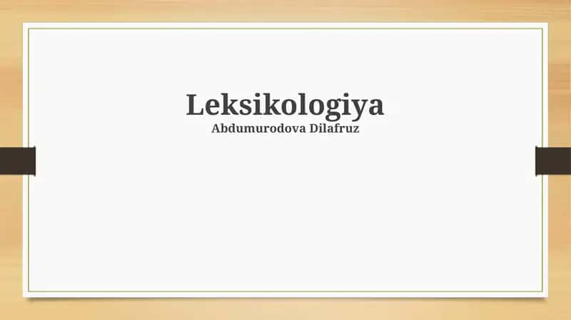 Leksikologiya 1