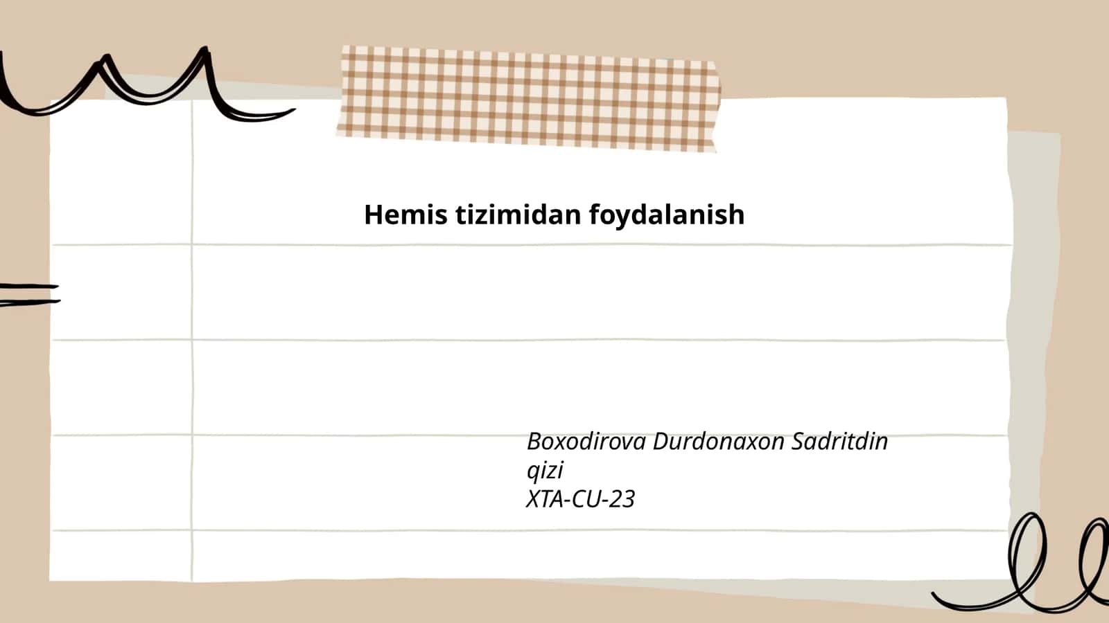Hemis tizimidan foydalanish 1