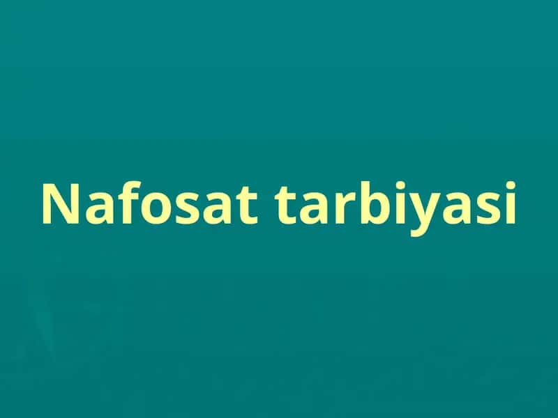 Nafosat tarbiyasi 1