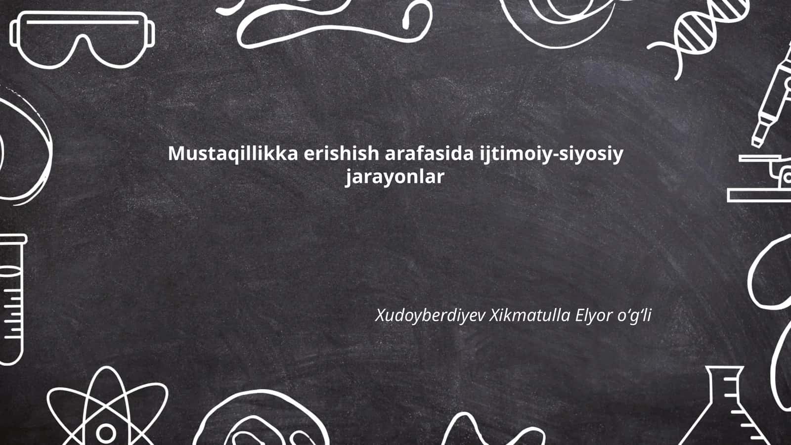 Ijtimoiy-siyosiy inqiroz 1