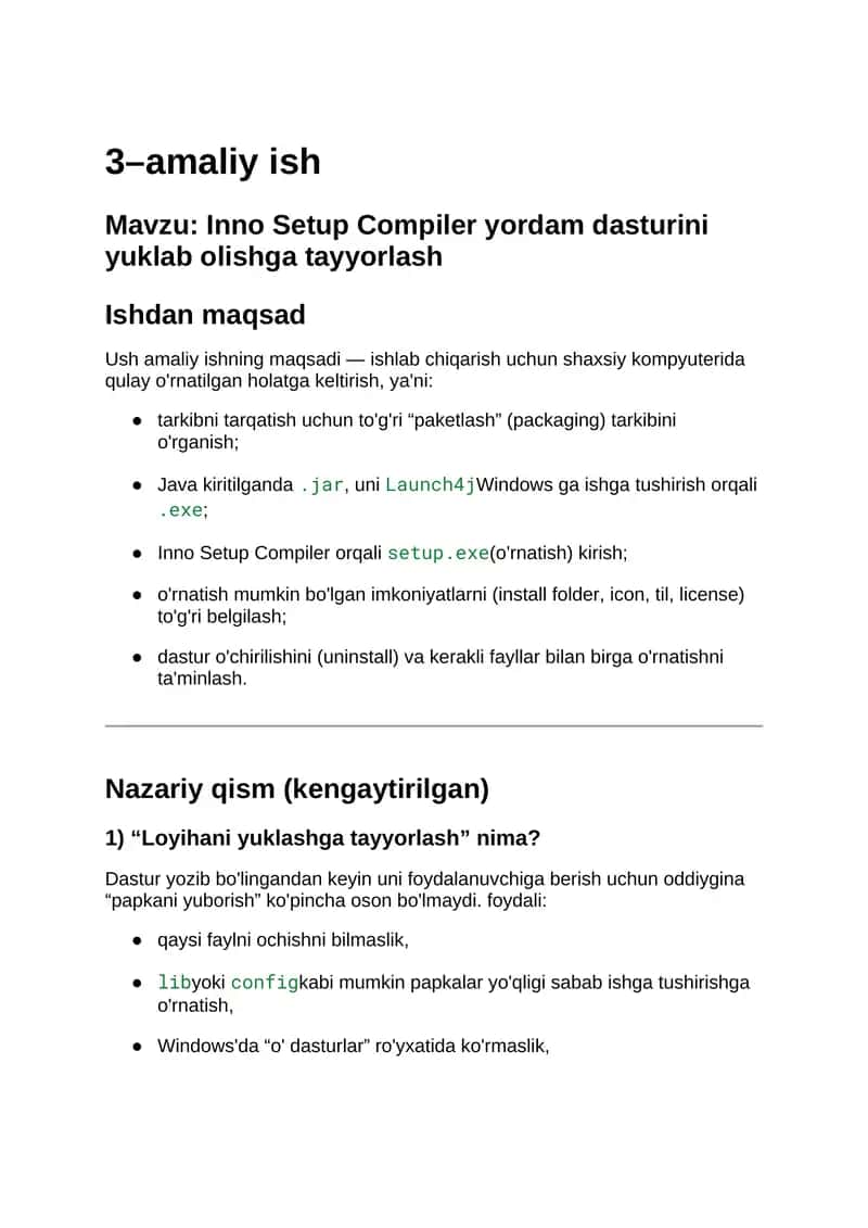 Inno Setup Compiler yordam dasturini yuklab olishga tayyorlash 1