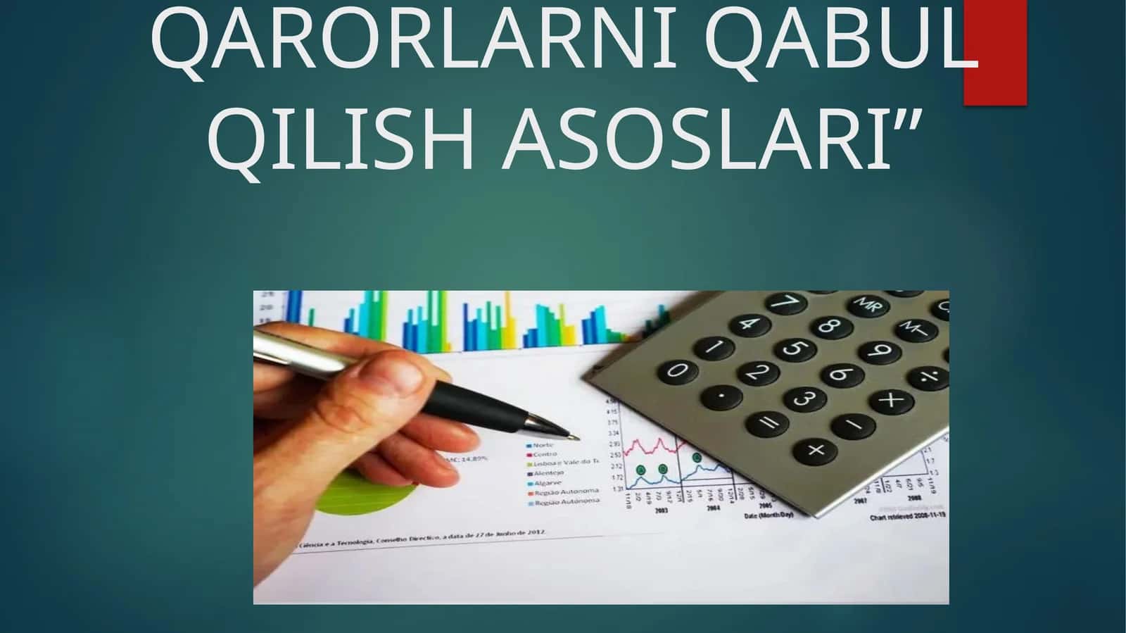 INVESTITSION QARORLARNI QABUL QILISH ASOSLARI 1